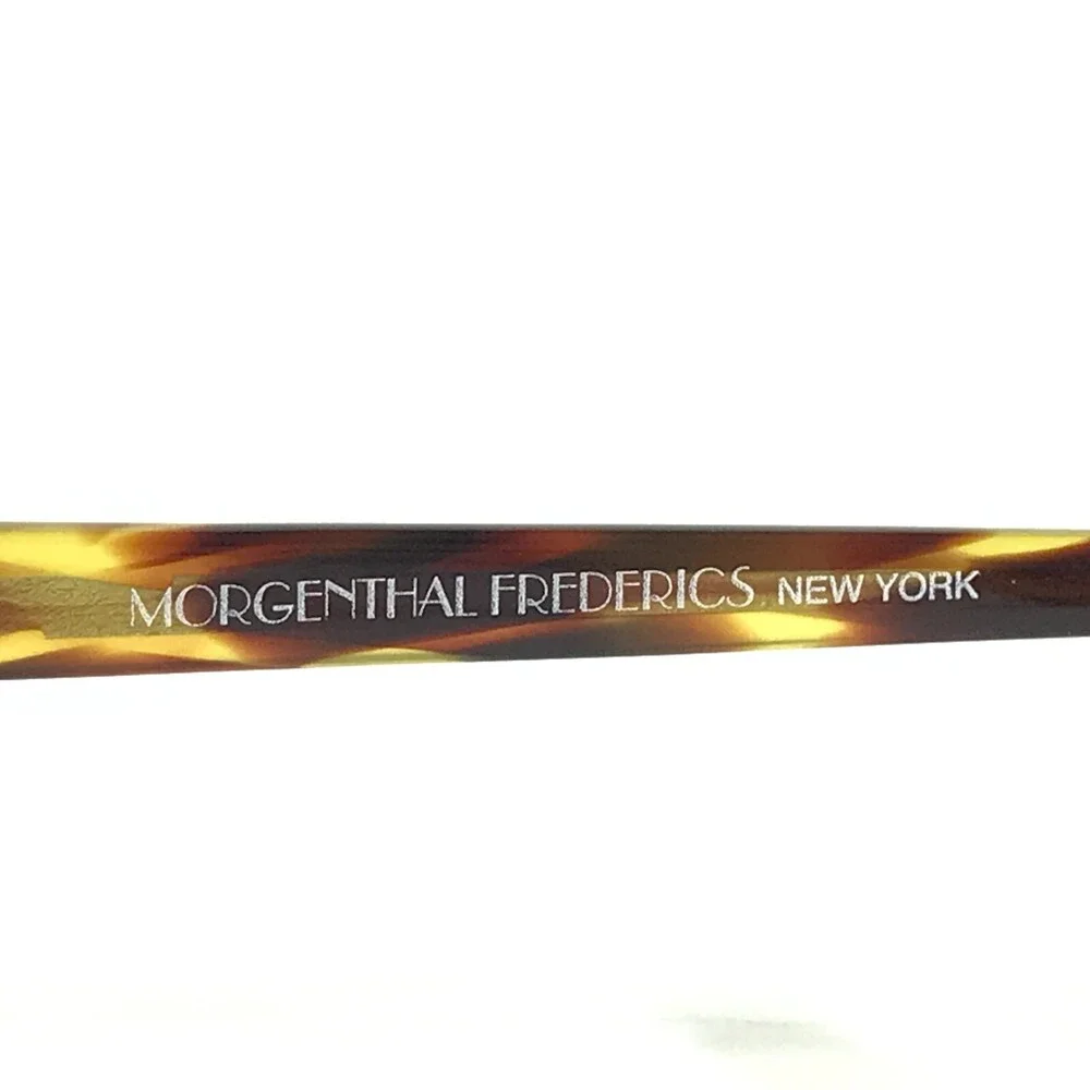 Morgenthal Frederics Eyeglasses Frames 139 342 Brown Horn Rectangular 52-18-139